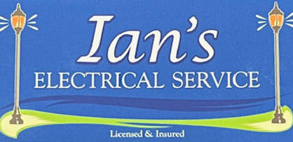 Ian's Electrical Service business card