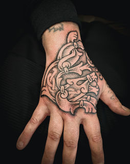 celtic nordic tattoo dotwork edinburgh viking 