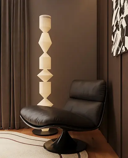 Mesa Orman Evleri konut projesi için tasarlanan, sıcak dokulara sahip iç mimarlık tasarım detayı.