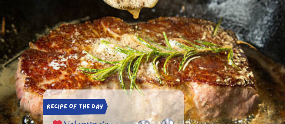 Valentine’s Dinner: Garlic Butter Steak with COSPRO Grinder Finish