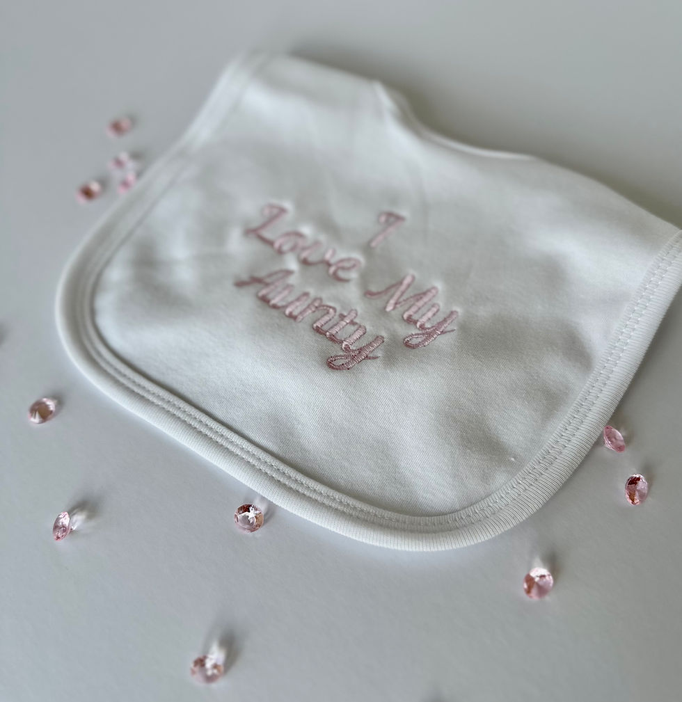 Baby Bib - I Love My Aunty