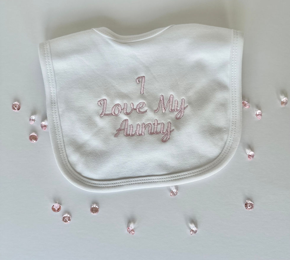 Baby Bib - I Love My Aunty