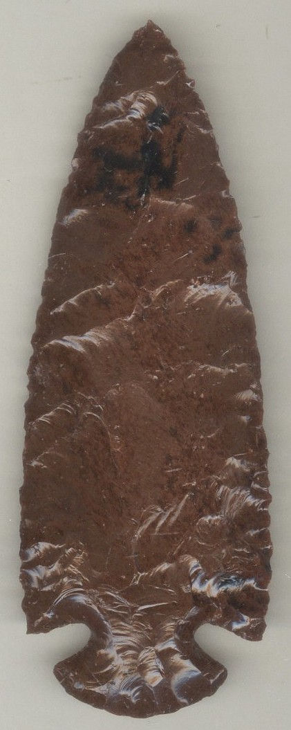 26-355 BROWN OBSIDIAN DOVETAIL POINT