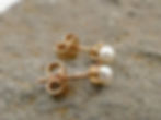 Miniaturbild: Perlenstecker Rotgold