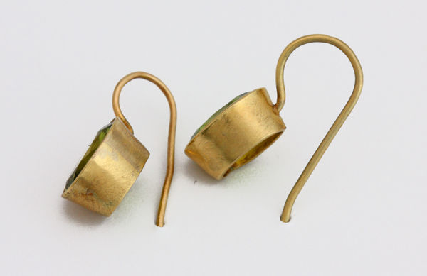 Miniaturbild: Ohrhänger Gold Peridot