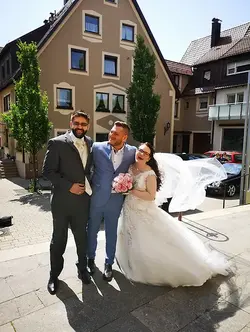 Sänger in der Kirche