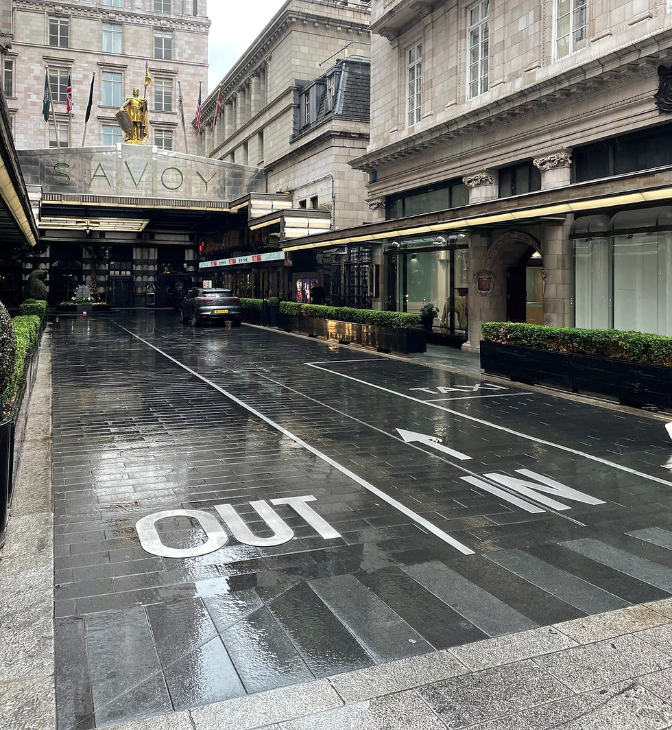 The Savoy Hotel in London
