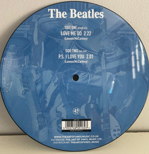 Love Me Do/PS I Love You by The Beatles 7” on white vinyl