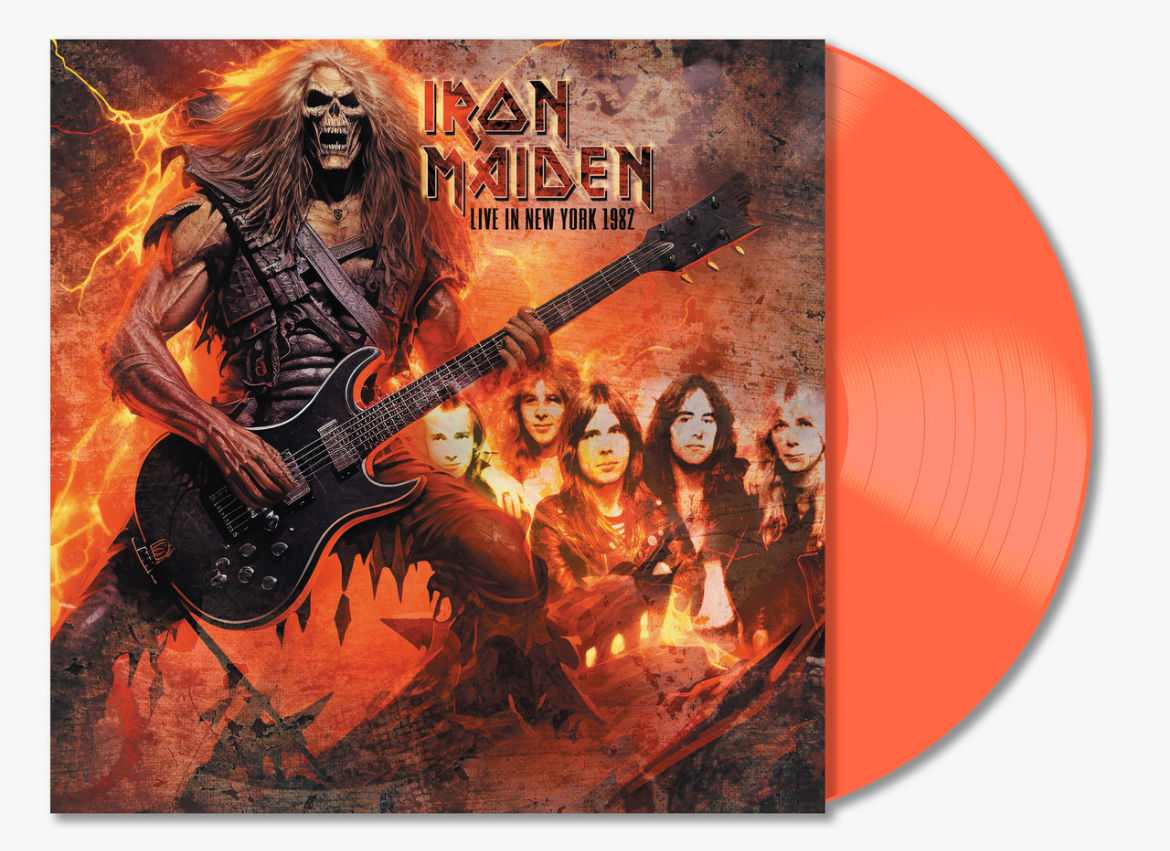 Iron Maiden Live in New York 1982 on Orange Vinyl
