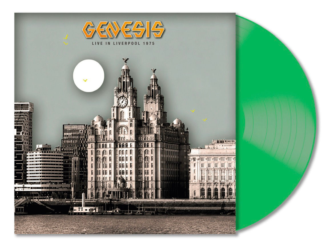 GENESIS LIVE IN LIVERPOOL 1975 LP GREEN VINYL