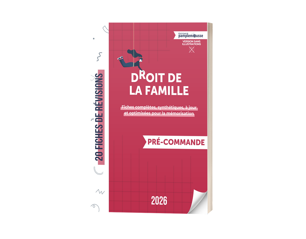 fiches droit de la famille