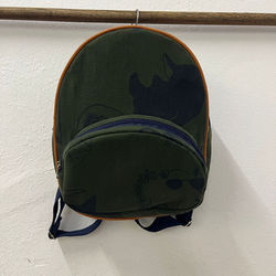 mochila niños verde animales