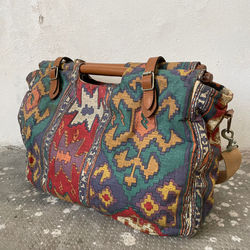 Bolso retro mediano estampa