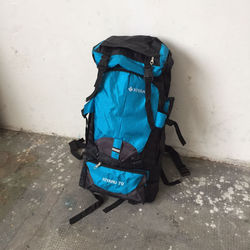 Mochila mochilero turquesa con negro