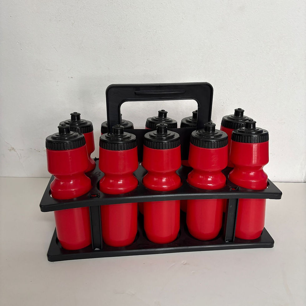 pack botellas rojas