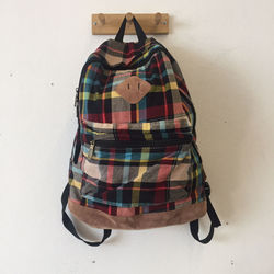 mochila cuadrille base gamuza