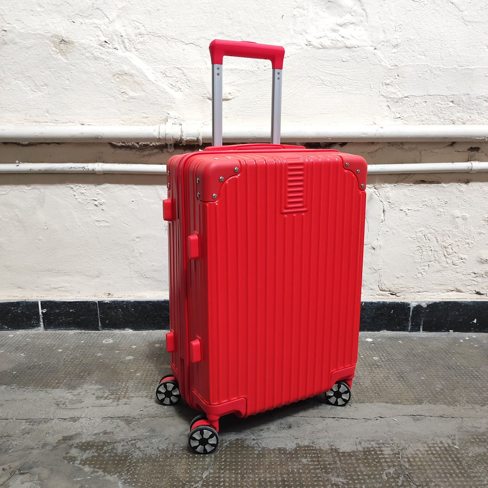 valija chica roja rigida