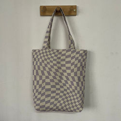 bolsa de compras cuadrille lila