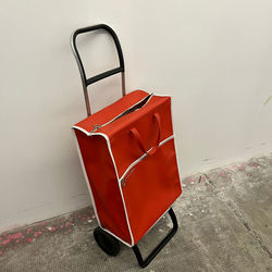 carrito de compras rojo