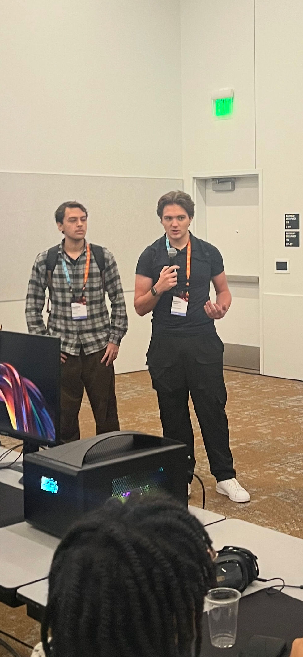 Speaking to students