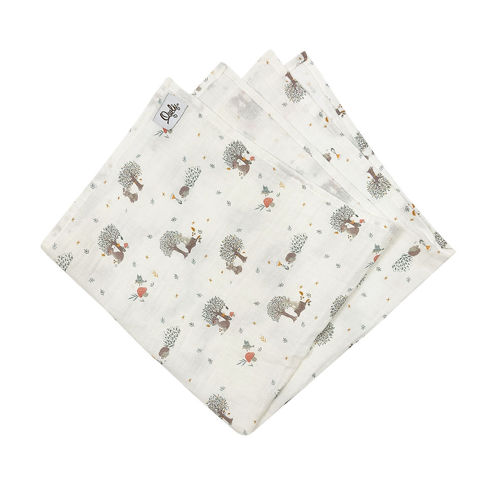 Thumbnail: Owli LoveLayers Muslin Blanket 110x110 cm