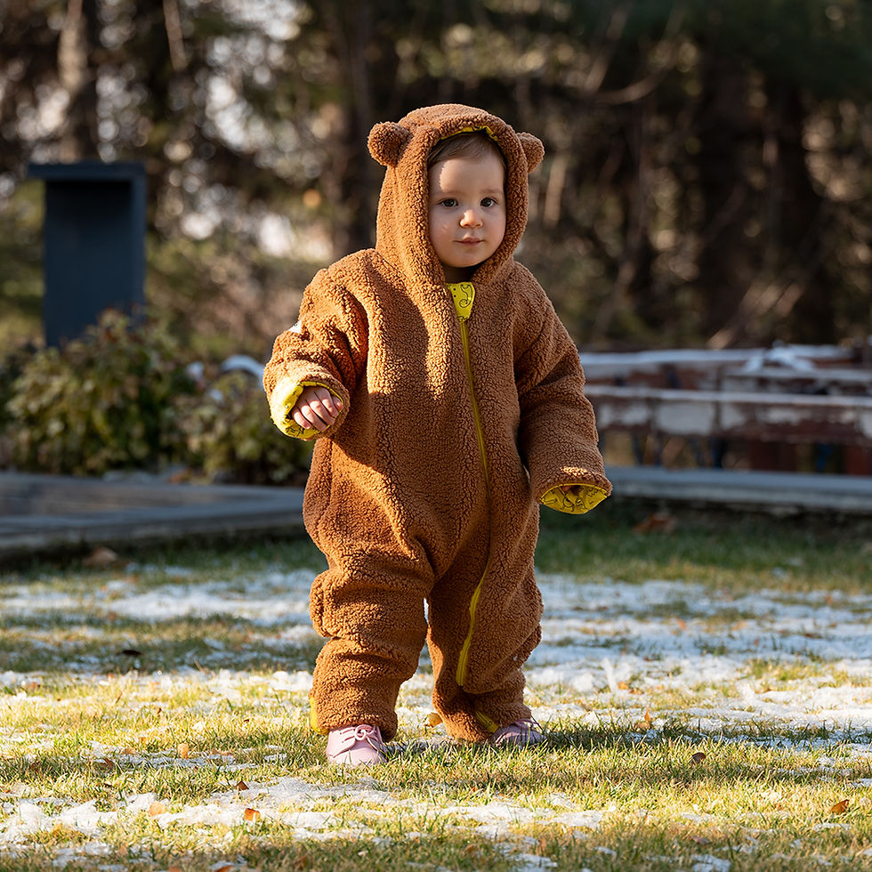 Thumbnail: Owli Wintersuit 6-12 Months Brown