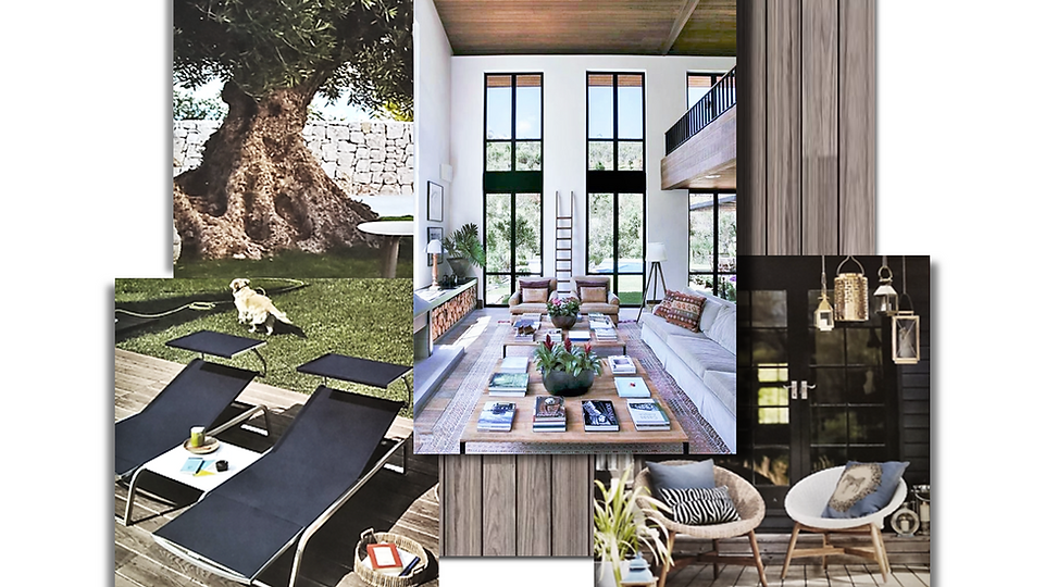 Concept Board Spanish Villa