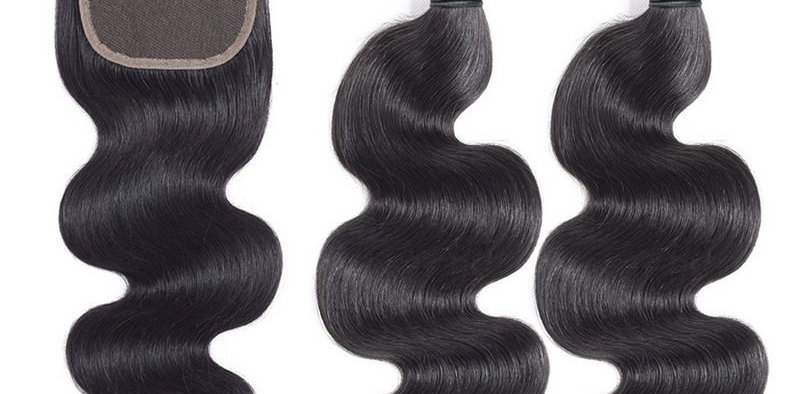 Packs 3 Bundles + Closure