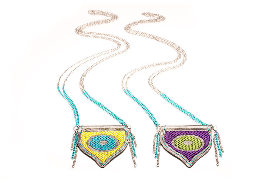 Thumbnail: Evil Eye Reversible Mercurial necklaces