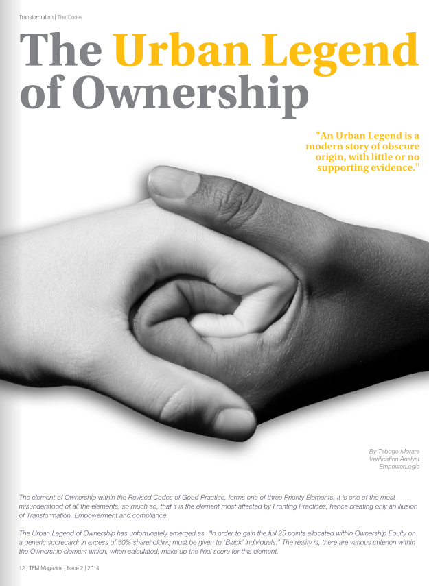 The Urban Legend of Ownership