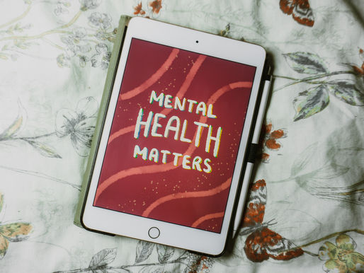 Mental Health Matters iPad Lettering Quote