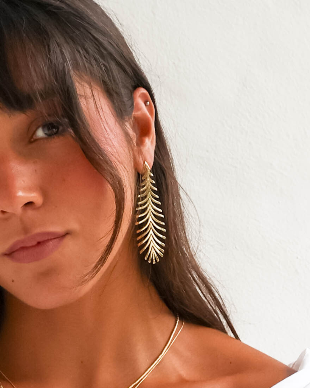Brinco Palme Dourado