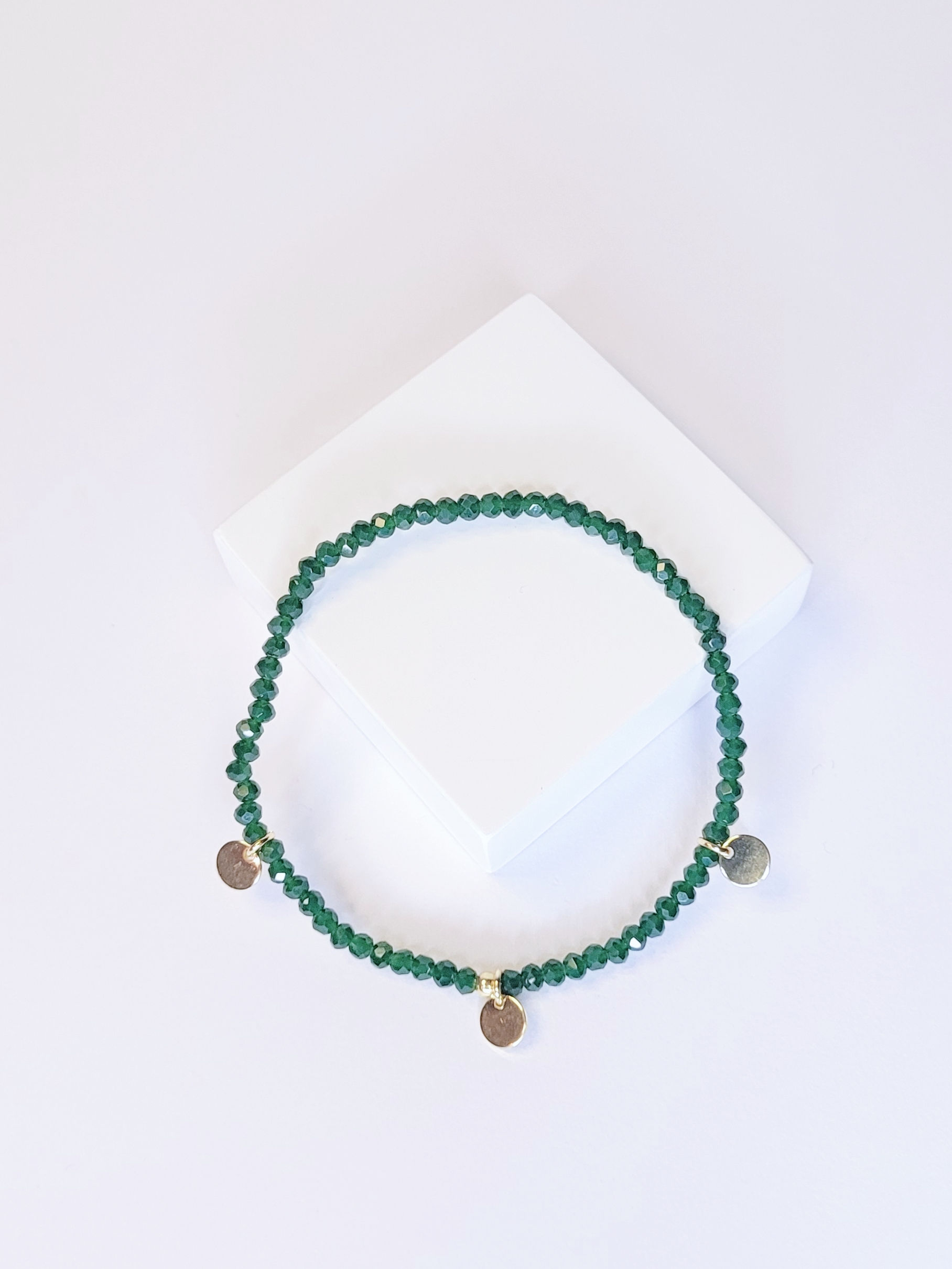 Pulseira BLISS Cristal Musgo