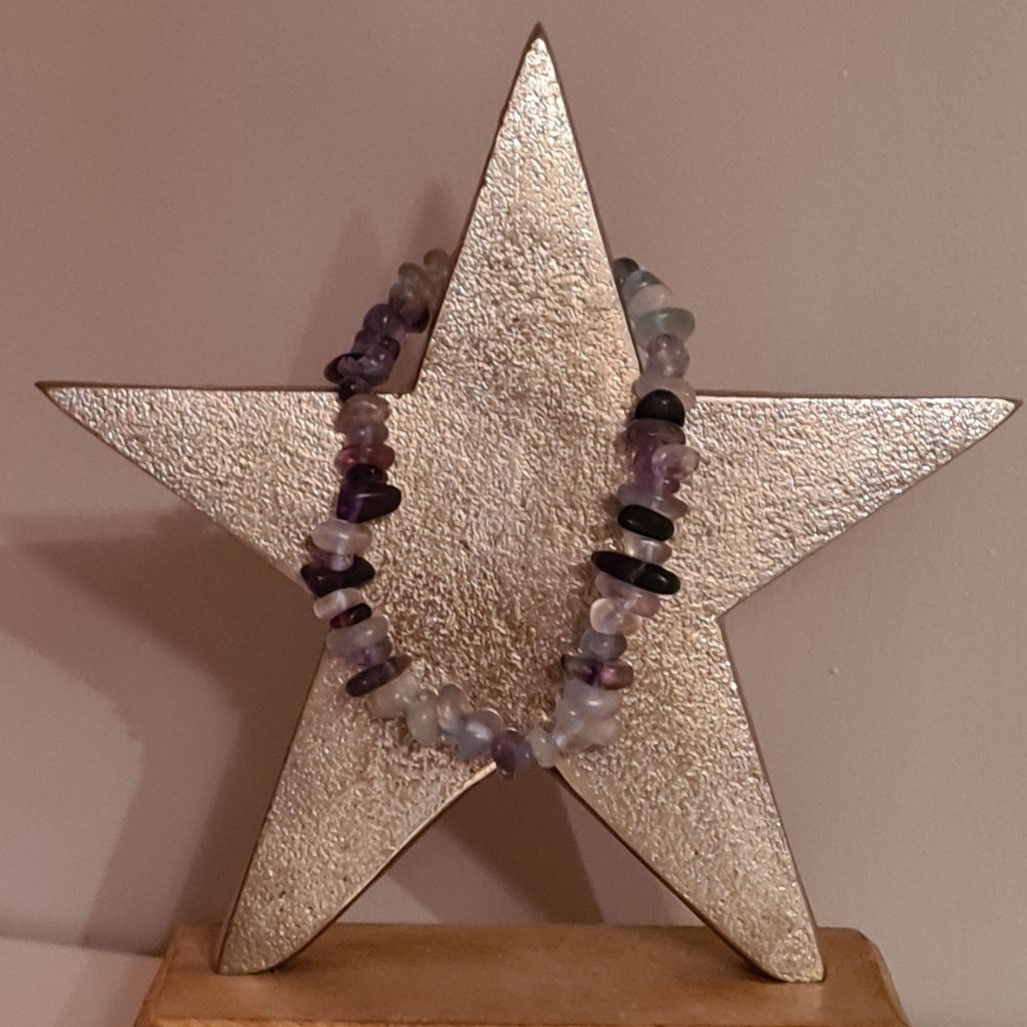 Bracelet baroque Fluorite