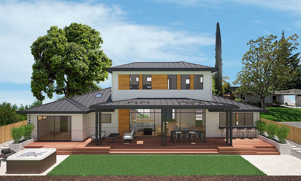 Backside view design