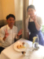 兄とツーショットの写真