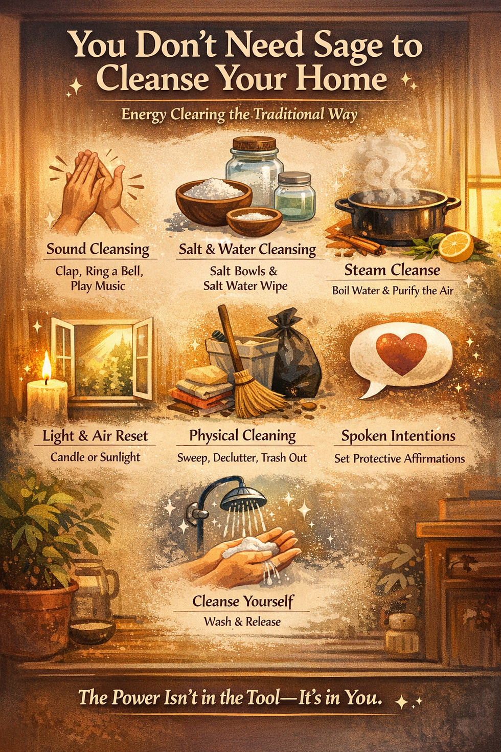 So You Want to Bring in the New Year by Removing Old Energy & Starting Your Spiritual Journey