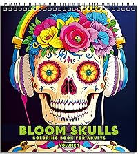Thumbnail: FUN LAVIE Sugar Skull Coloring Book for Adults: 32 Spooky Sugar Skulls Women De