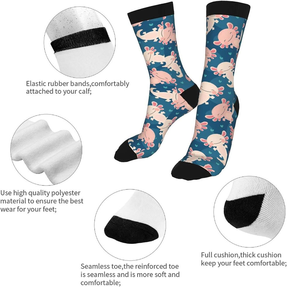 Thumbnail: Cow Milk Socks Novelty Crew Socks 