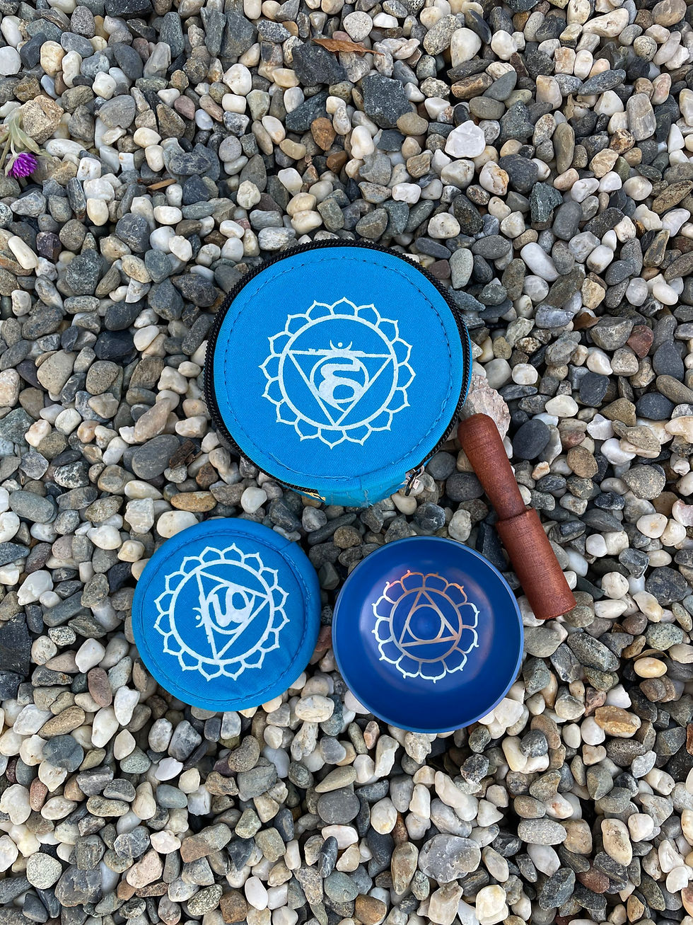 Thumbnail: 7-Chakra Singing Bowl : Bronze Meditation Bowls with Mallet
