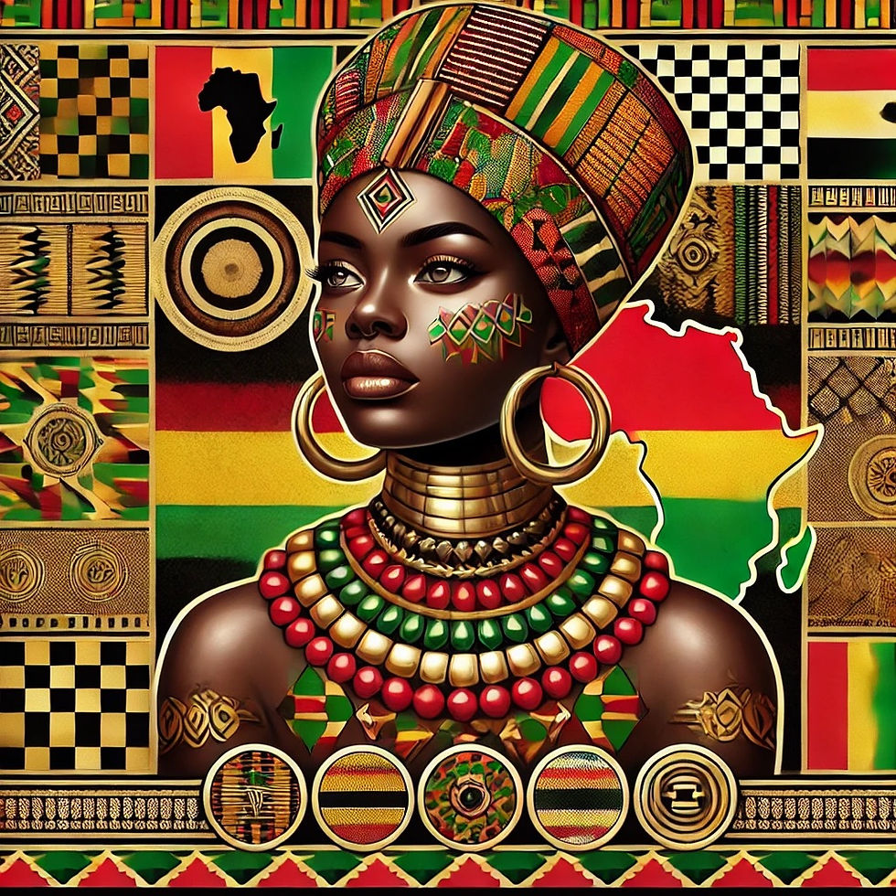 Thumbnail: Handmade Wirebound Notebooks -Afrocentric 