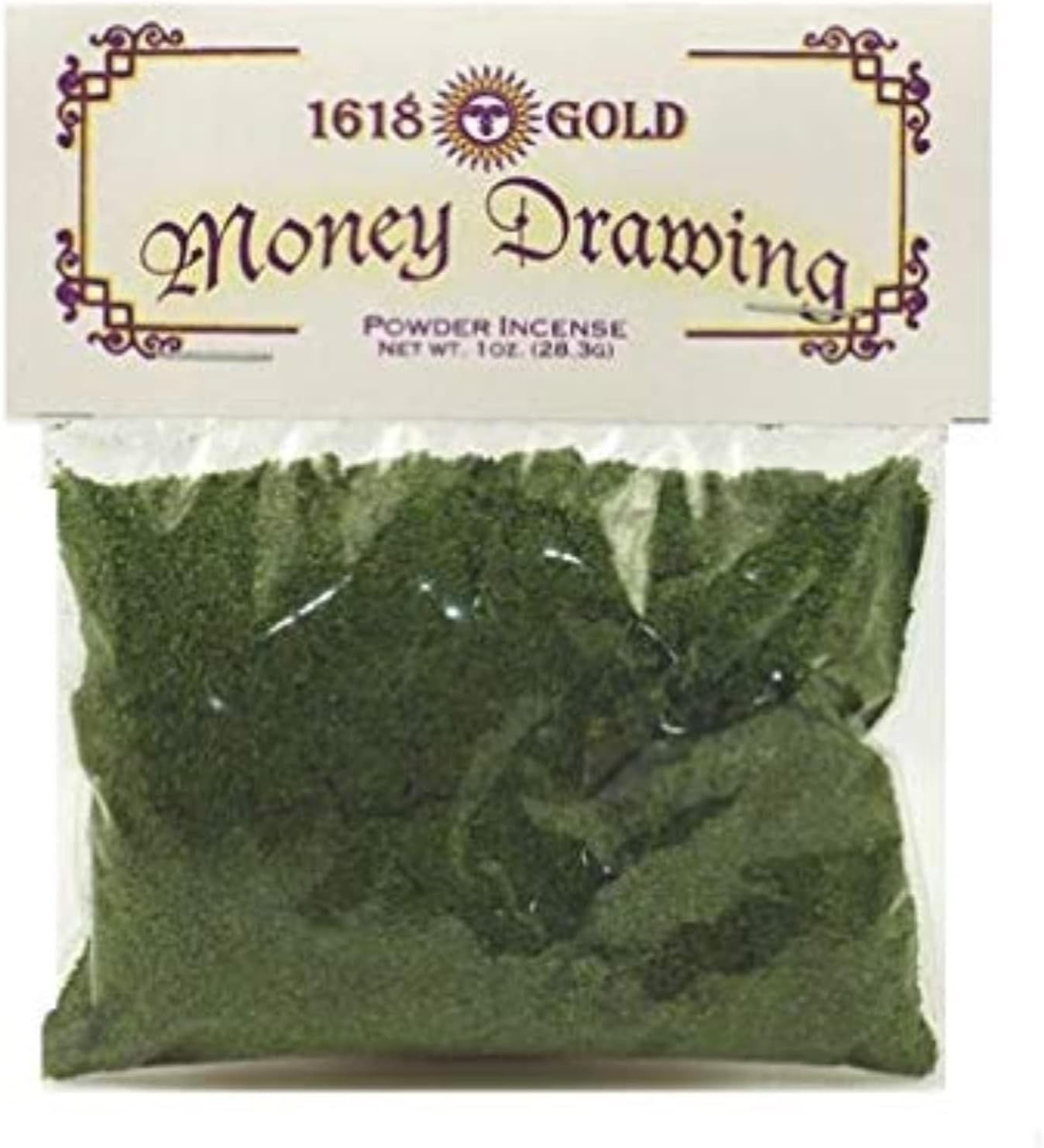 1 oz Gold Money Drawing Powder Incense