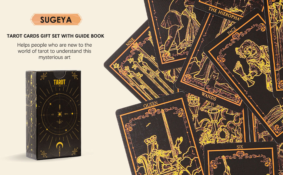 Thumbnail: 78 Black Tarot Deck Gift Set 
