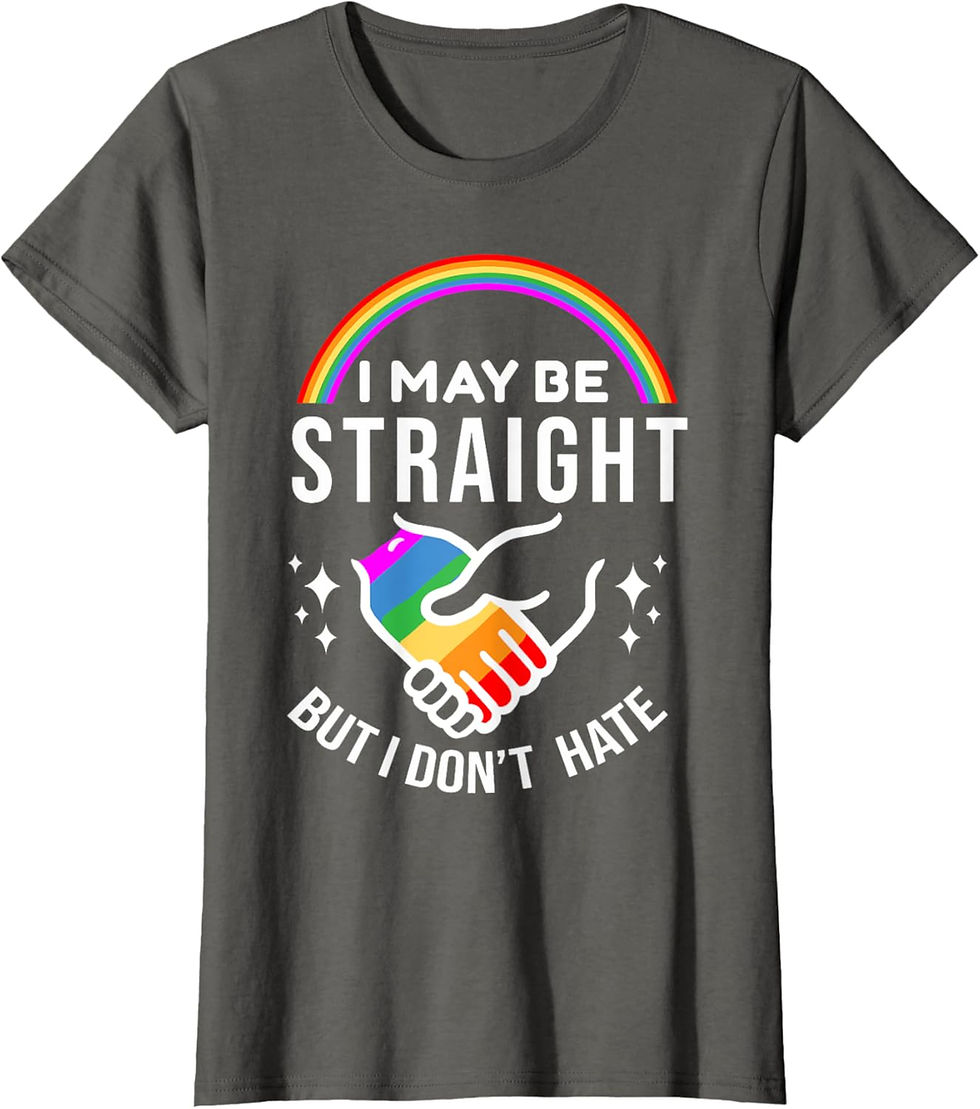 Thumbnail: I May Be Straight But I Don't Hate LGBT Gay Pride Shirt T-Shirt