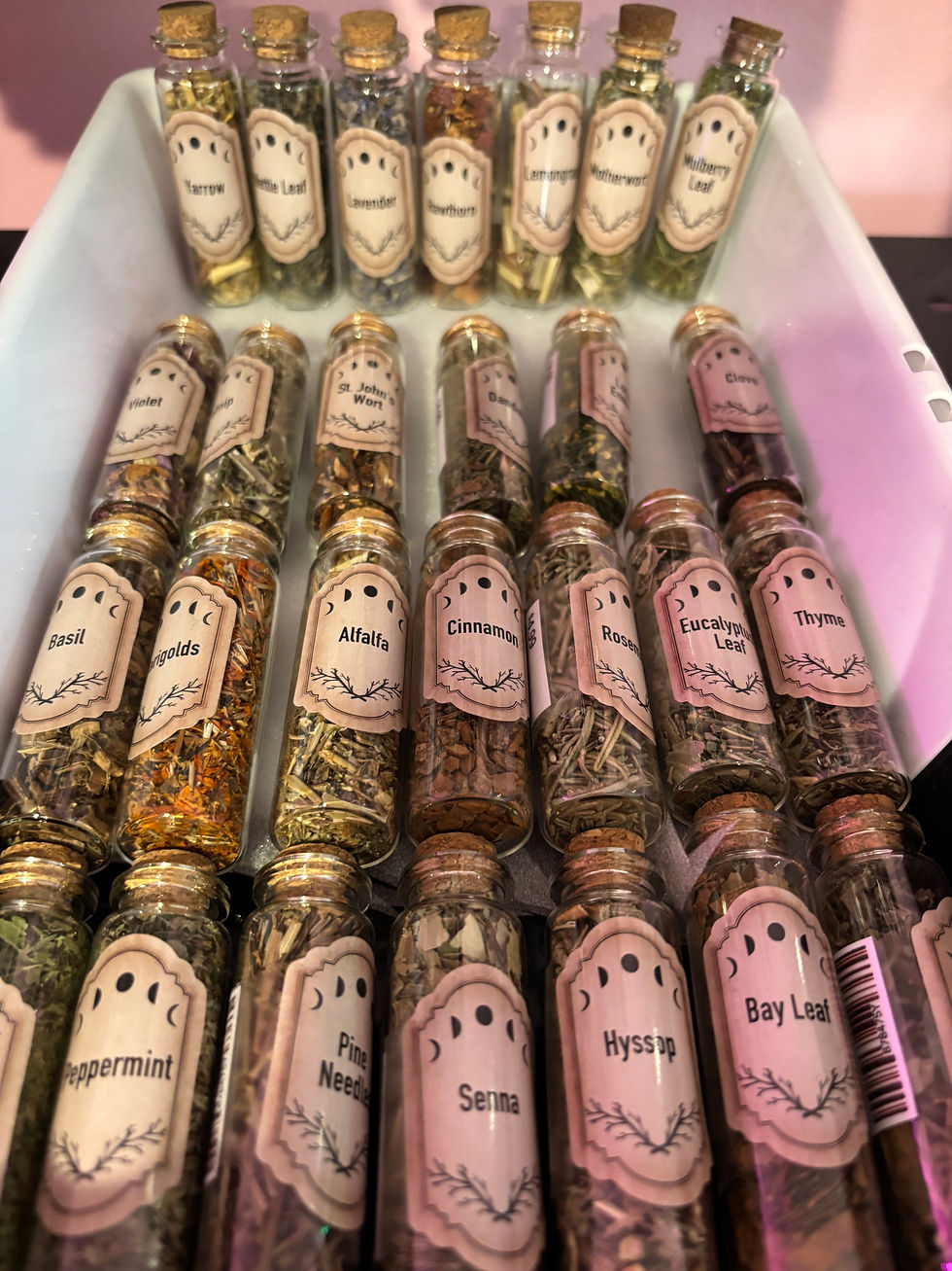 Thumbnail: Herb & Spice Ritual Packets and bottles