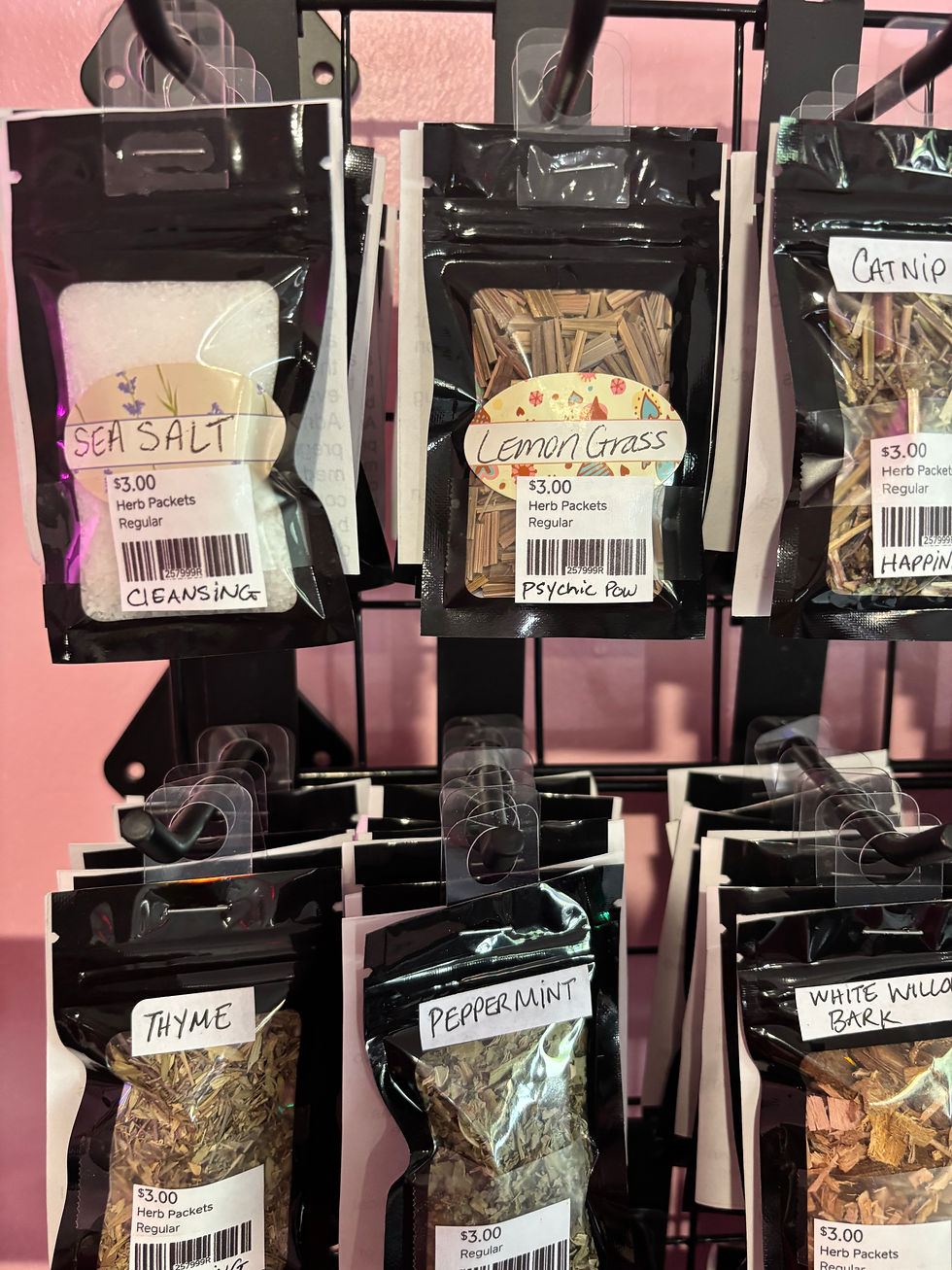 Thumbnail: Herb & Spice Ritual Packets and bottles