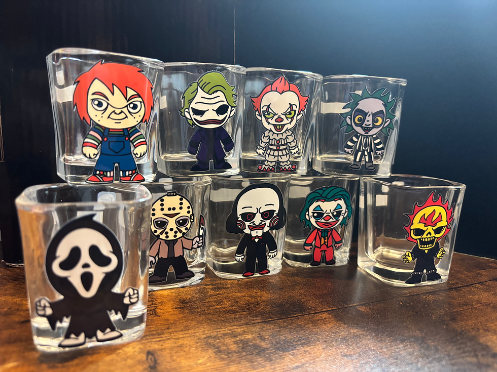 2.2 oz Square Shot Glasses