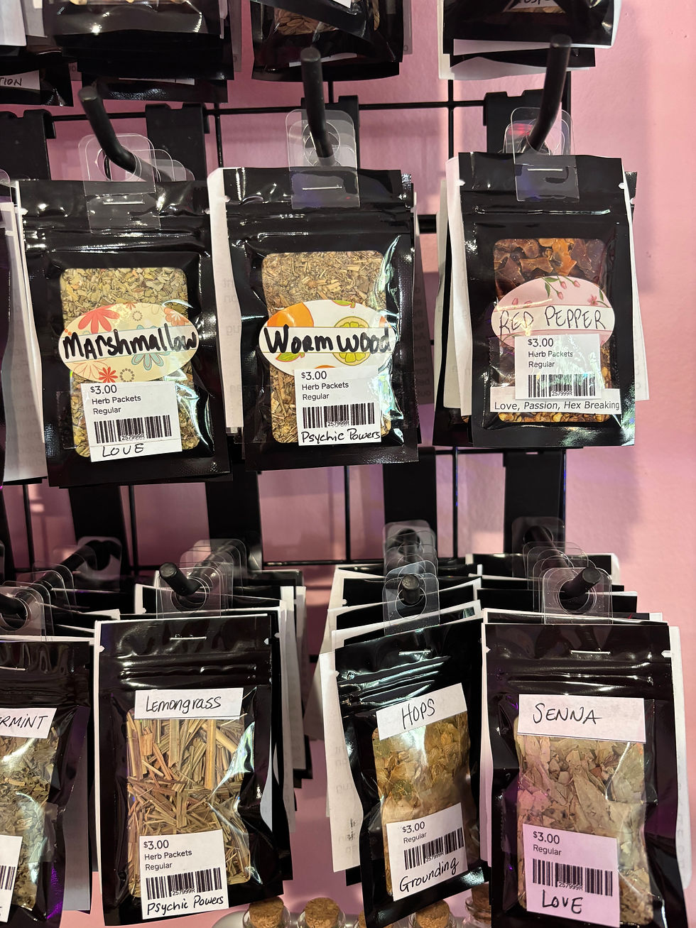 Thumbnail: Herb & Spice Ritual Packets and bottles
