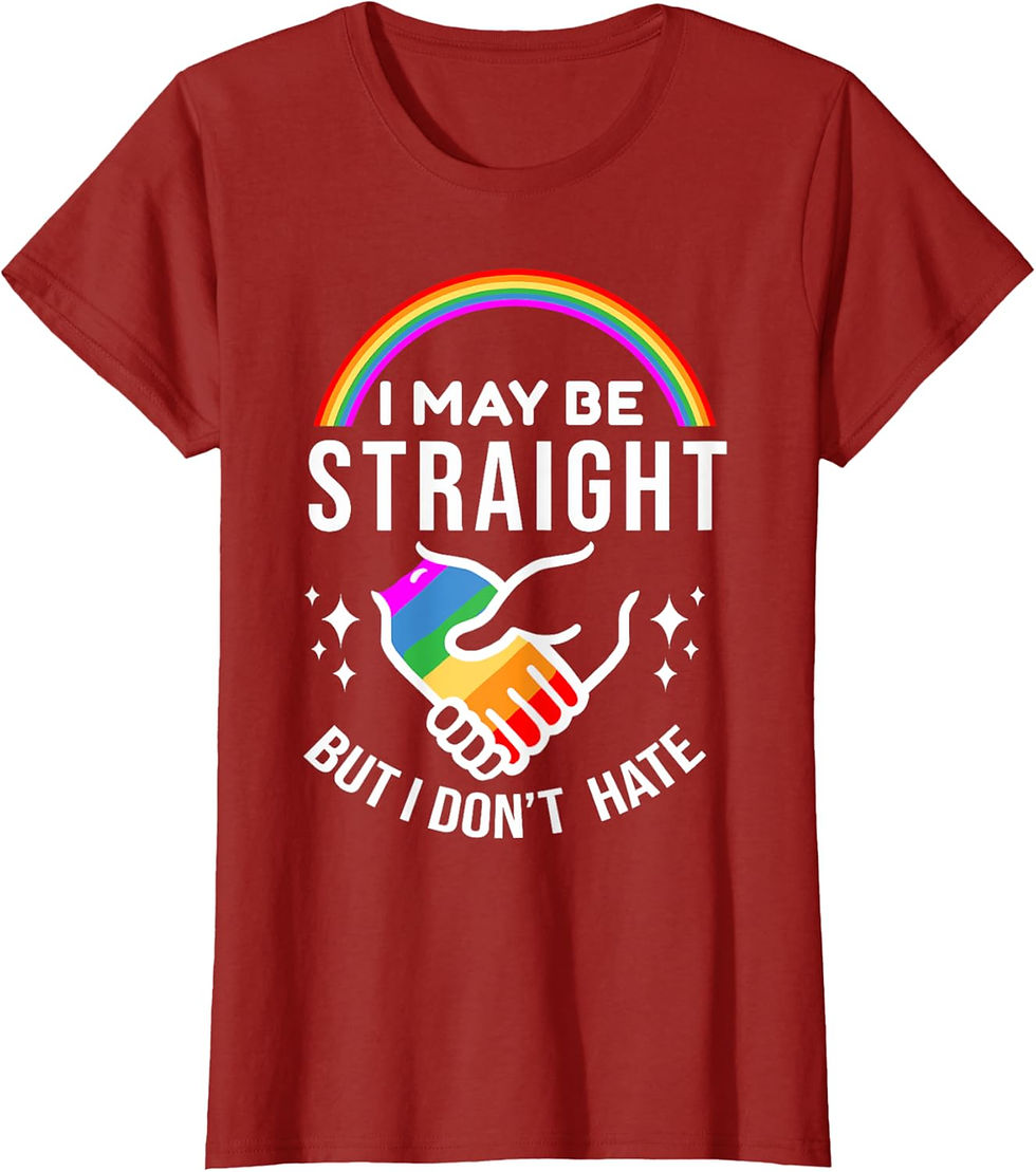 Thumbnail: I May Be Straight But I Don't Hate LGBT Gay Pride Shirt T-Shirt