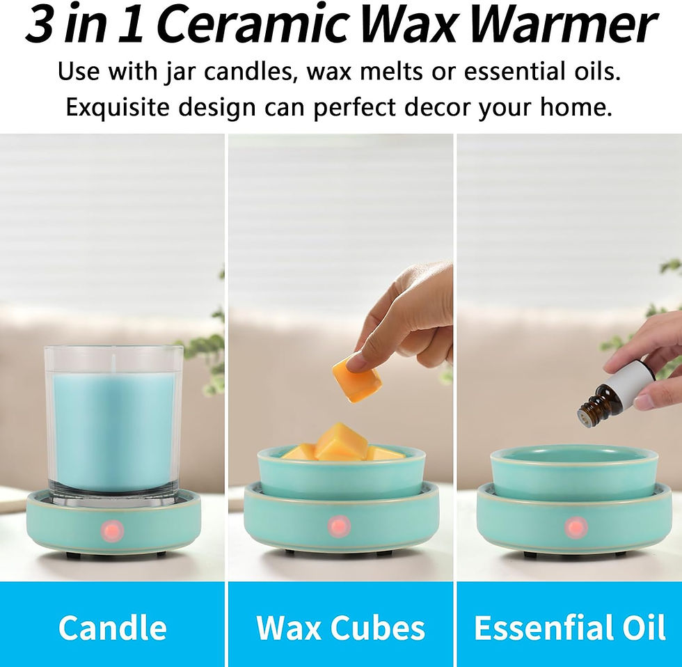 Thumbnail: Ceramic Wax Melt Warmer Fragrance, 3 in1 Electric Candle Wax Warmer, Scented Wa